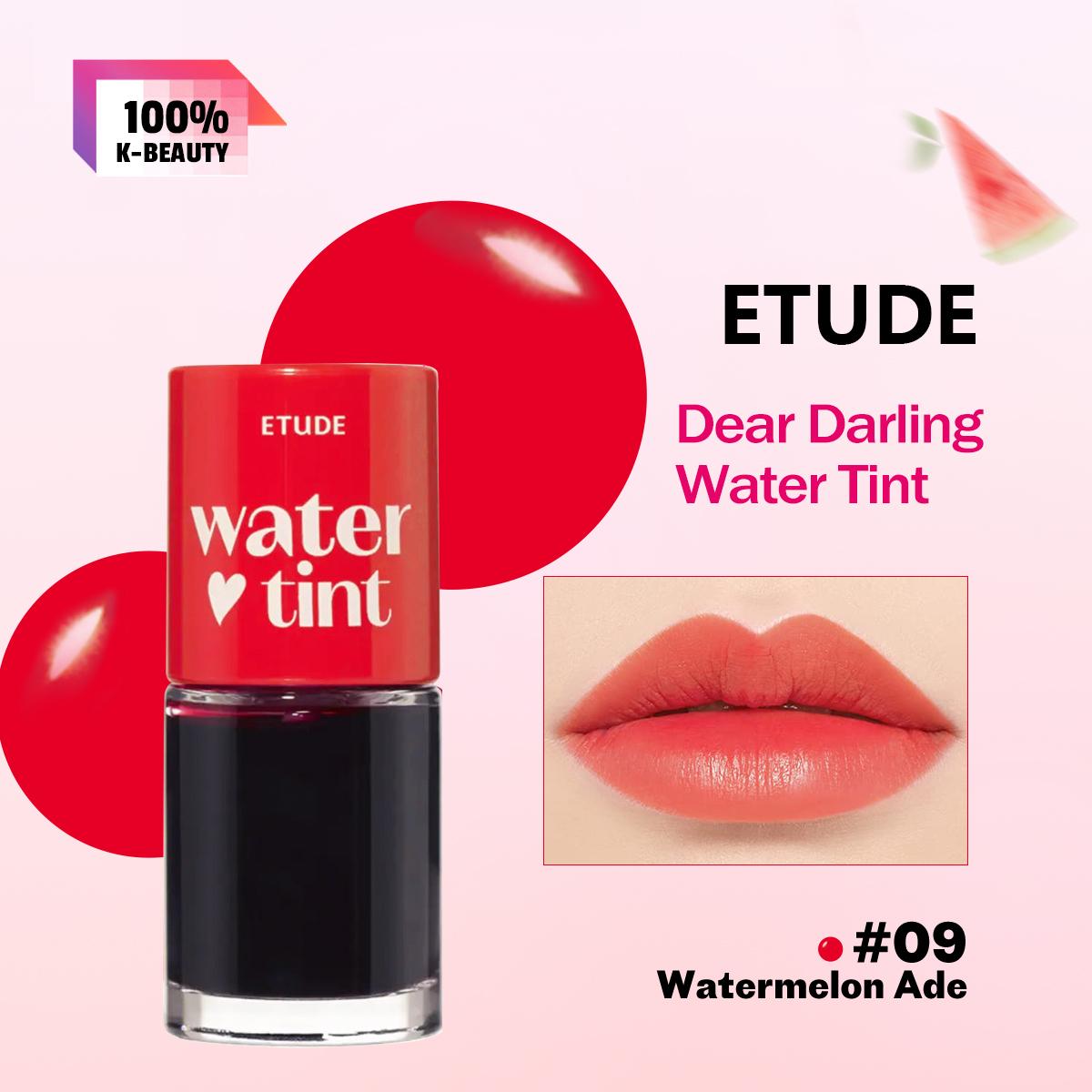 ETUDE Dear Darling Water Tint 01-07/09, Juicy Glossy Finish, Non-Sticky, Moisturizing Lips, K-Beauty, Korean Makeup 09 Watermelon Ade
ETUDE Dear Darling Water Tint 01-07/09, Juicy Glossy Finish, Non-Sticky, Moisturizing Lips, K-Beauty, Korean Makeup 09 Watermelon Ade