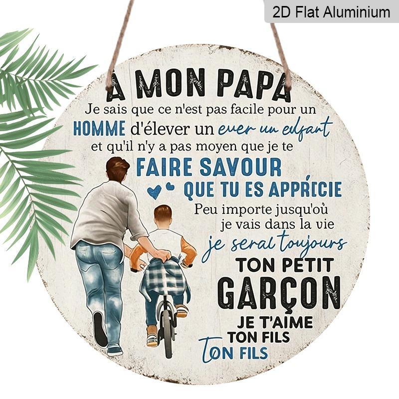 2D Flat Father s Day Themed Aluminum Decorative Signs and Plaques in Various Sizes. The Heartwarming Father-son Cycling Design Makes It An Ideal 7.87×7.87inch
2D Flat Father s Day Themed Aluminum Decorative Signs and Plaques in Various Sizes. The Heartwarming Father-son Cycling Design Makes It An Ideal 7.87×7.87inch