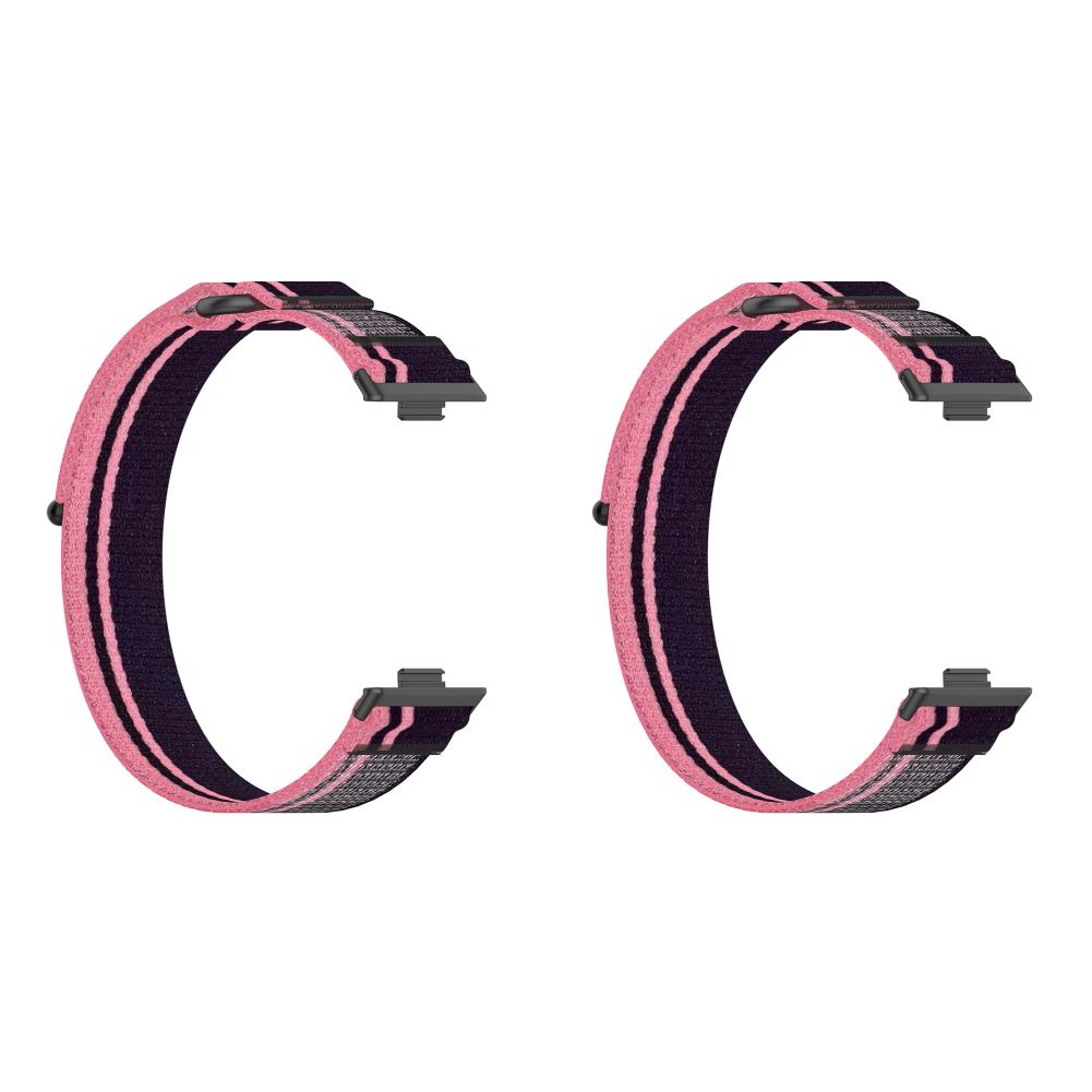 #L Нейлоновый тканый ремешок Регулируемый ремешок для часов Huawei Watch Fit 3 (Розовый Фиолетовый)
#L Нейлоновый тканый ремешок Регулируемый ремешок для часов Huawei Watch Fit 3 (Розовый Фиолетовый)