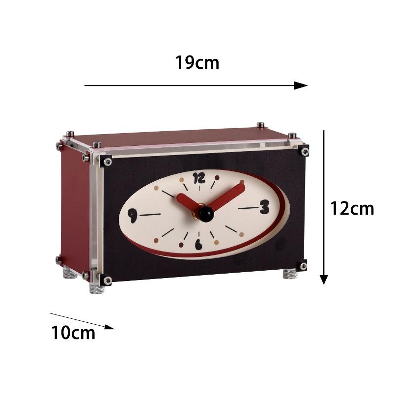 Creative Table Clocks Bedroom Bedside Silent Desk Clock Living Room Square Tabletop Watch Modern Art Decoration Ornaments
Creative Table Clocks Bedroom Bedside Silent Desk Clock Living Room Square Tabletop Watch Modern Art Decoration Ornaments