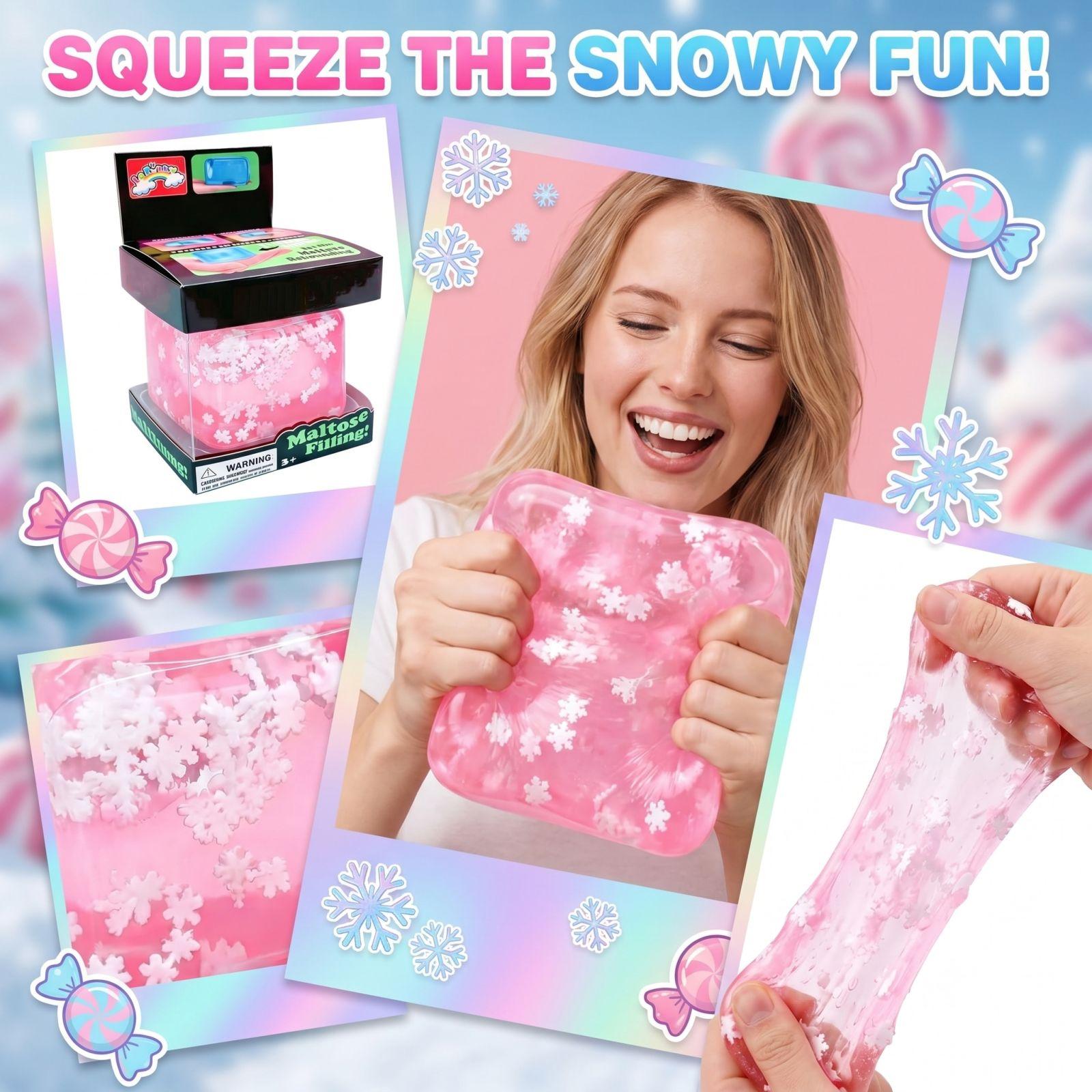 Sensory Stress Relief Toy Filled with Soft Maltose Texture Snowflake Pieces Designed for Squeezing and Manipulation Suitable for Ages 3 and Up one size розовый
Sensory Stress Relief Toy Filled with Soft Maltose Texture Snowflake Pieces Designed for Squeezing and Manipulation Suitable for Ages 3 and Up one size розовый
