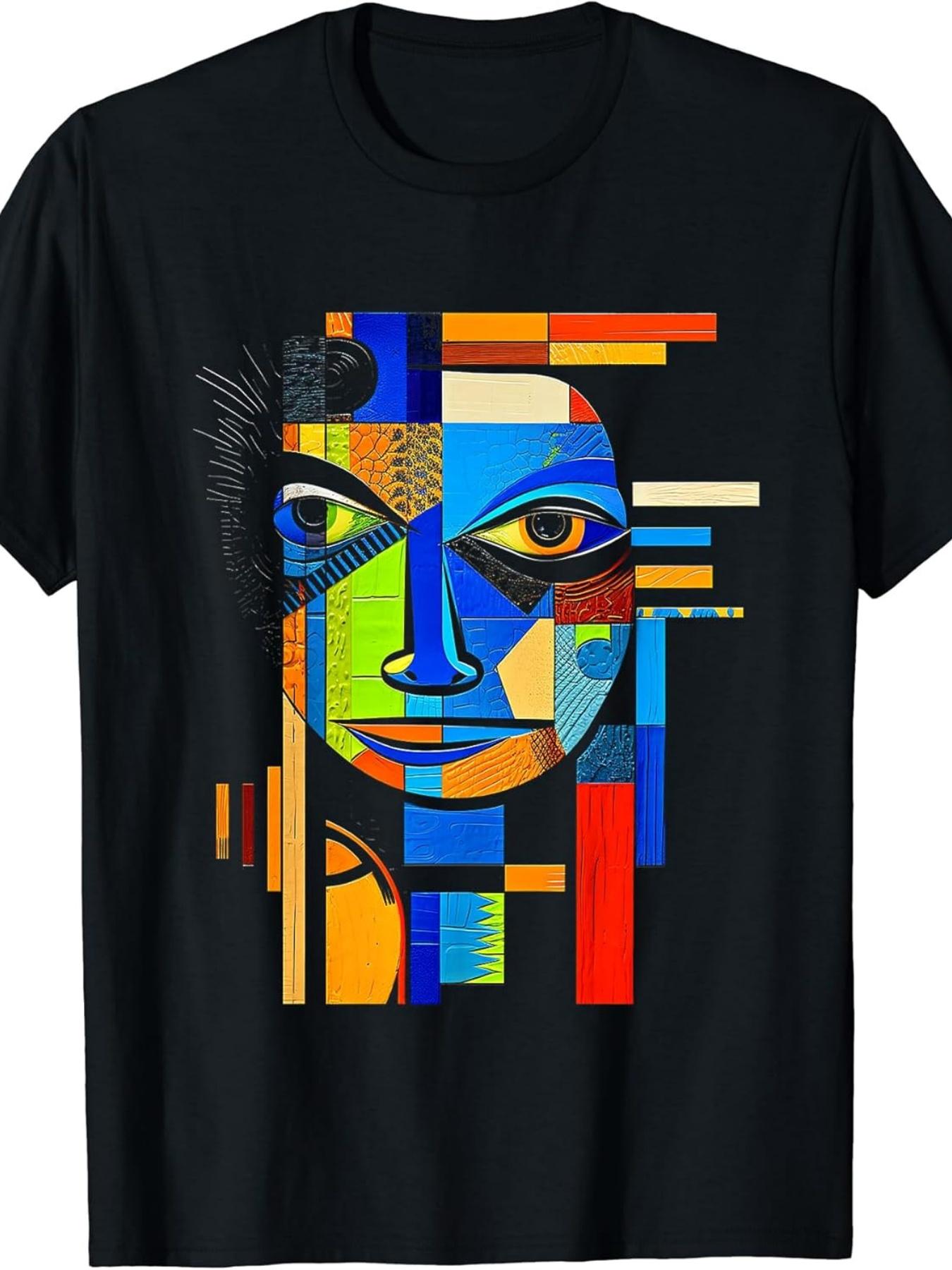 Colorful Motif Art T-Shirt | 2025 Summer Short-Sleeved Printed T-Shirt, Pure 220G, Crew Neck, Regular Fit, Vintage Style, Drawing Pattern, All-Season S разноцветный
Colorful Motif Art T-Shirt | 2025 Summer Short-Sleeved Printed T-Shirt, Pure 220G, Crew Neck, Regular Fit, Vintage Style, Drawing Pattern, All-Season S разноцветный