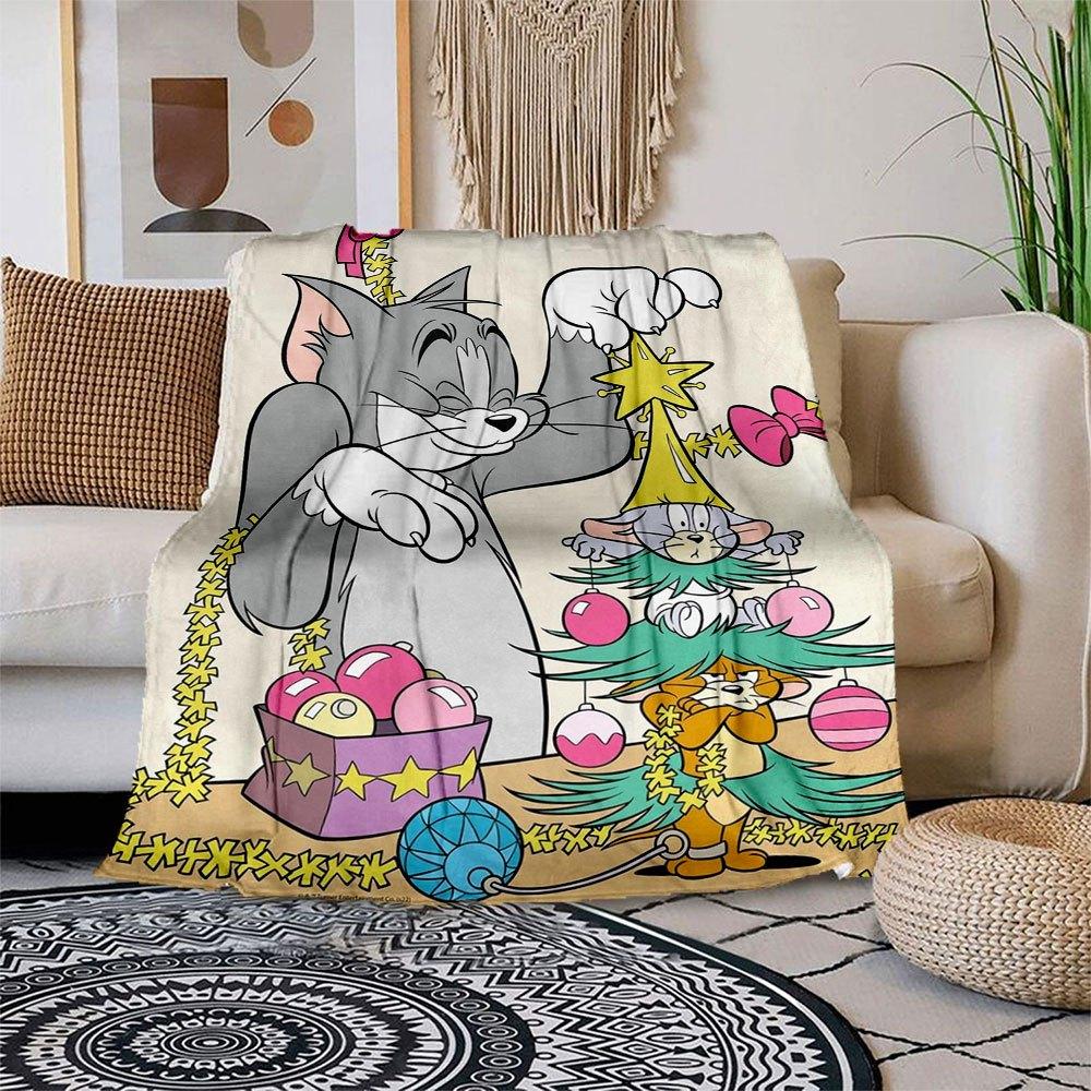 Tom Jerry Christmas Tapestry Wall Hanging Festival Home DecorationsBlanket Flannel Throw Blanket for Sofa, Bed, Travel, Camping, Office 100x150cm
Tom Jerry Christmas Tapestry Wall Hanging Festival Home DecorationsBlanket Flannel Throw Blanket for Sofa, Bed, Travel, Camping, Office 100x150cm