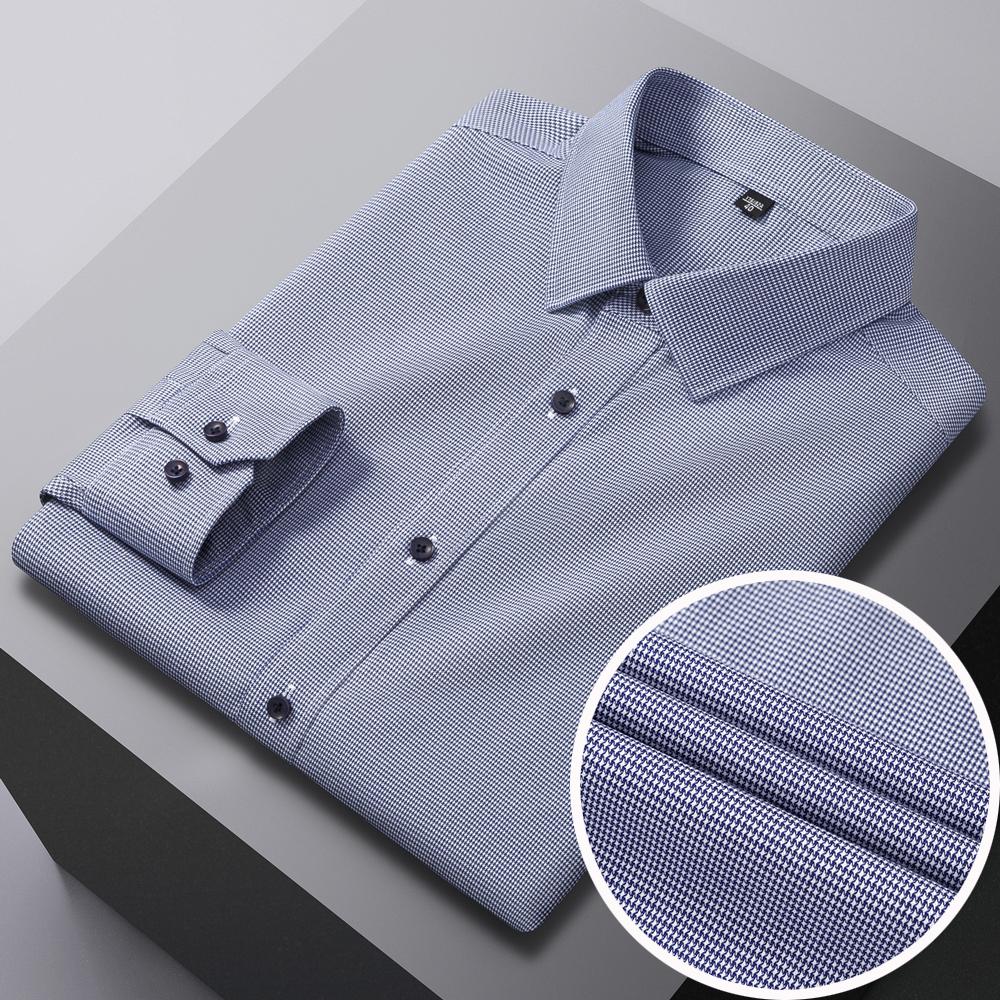 Men s Houndstooth Non-Iron Long Sleeve Dress Shirt, No Pocket Comfortable Soft Skin-Friendly Casual Versatile Button-Up Shirts 39 синий
Men s Houndstooth Non-Iron Long Sleeve Dress Shirt, No Pocket Comfortable Soft Skin-Friendly Casual Versatile Button-Up Shirts 39 синий