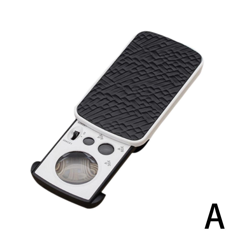 Jewelry Loupe Magnifier With LED UV Light 30X 60X 90X Jewelers Eye Magnifying Glass Fold For Gems Stamps Watches Antiques
Jewelry Loupe Magnifier With LED UV Light 30X 60X 90X Jewelers Eye Magnifying Glass Fold For Gems Stamps Watches Antiques