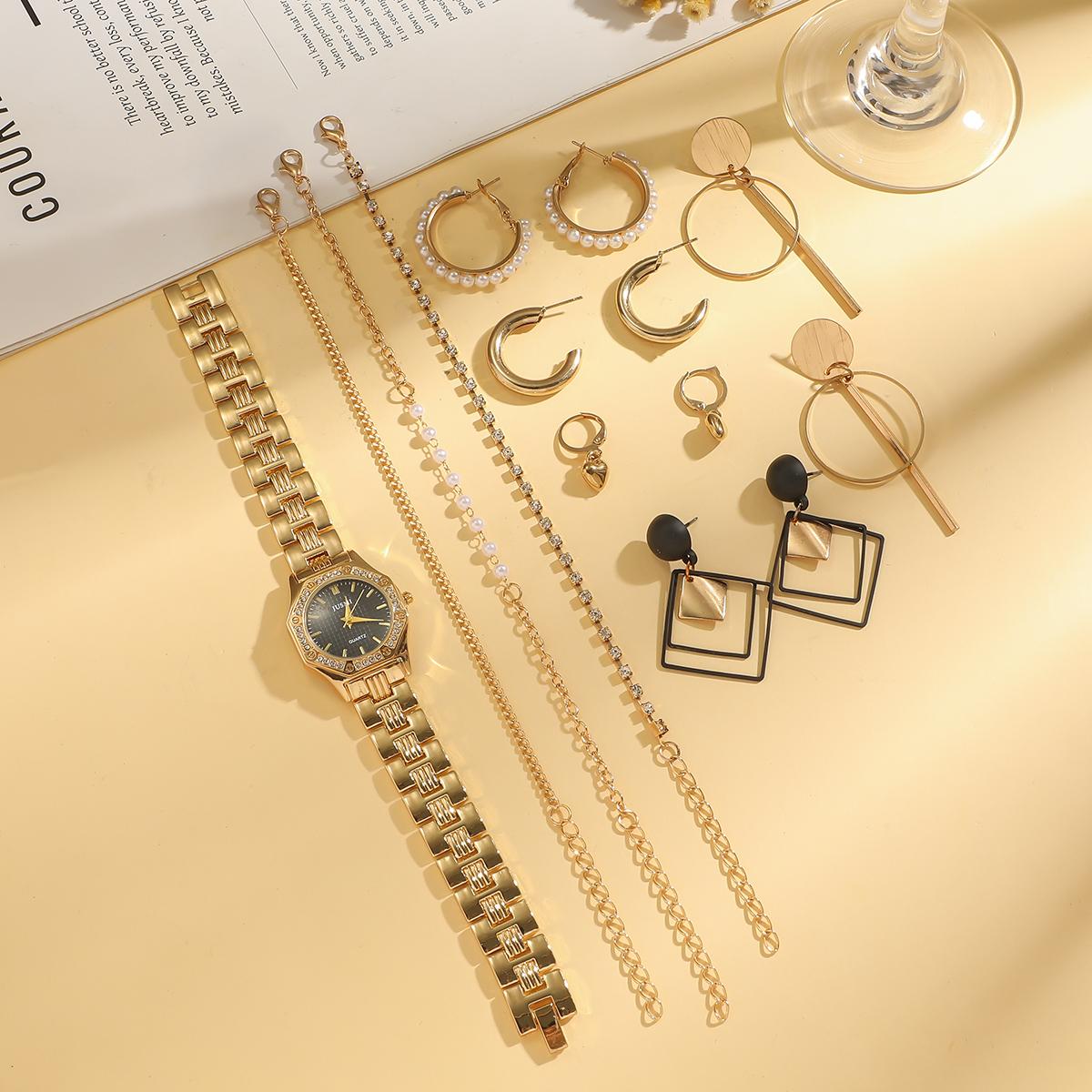 Fashionable Diamond Line Scale Octagon Case Round Dial Steel Band Women s Quartz Watch Set for Holiday Day Gift золотий
Fashionable Diamond Line Scale Octagon Case Round Dial Steel Band Women s Quartz Watch Set for Holiday Day Gift золотий