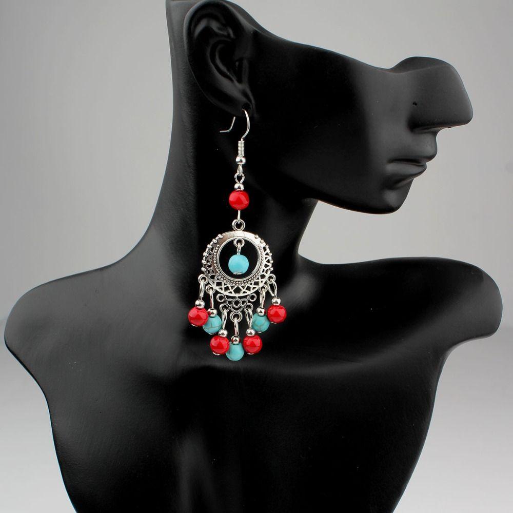 Colorful Ethnic Style Dangle Earring Tassel Bohemia Drop Earring Turquoise Earrings Girls Gift style17
Colorful Ethnic Style Dangle Earring Tassel Bohemia Drop Earring Turquoise Earrings Girls Gift style17