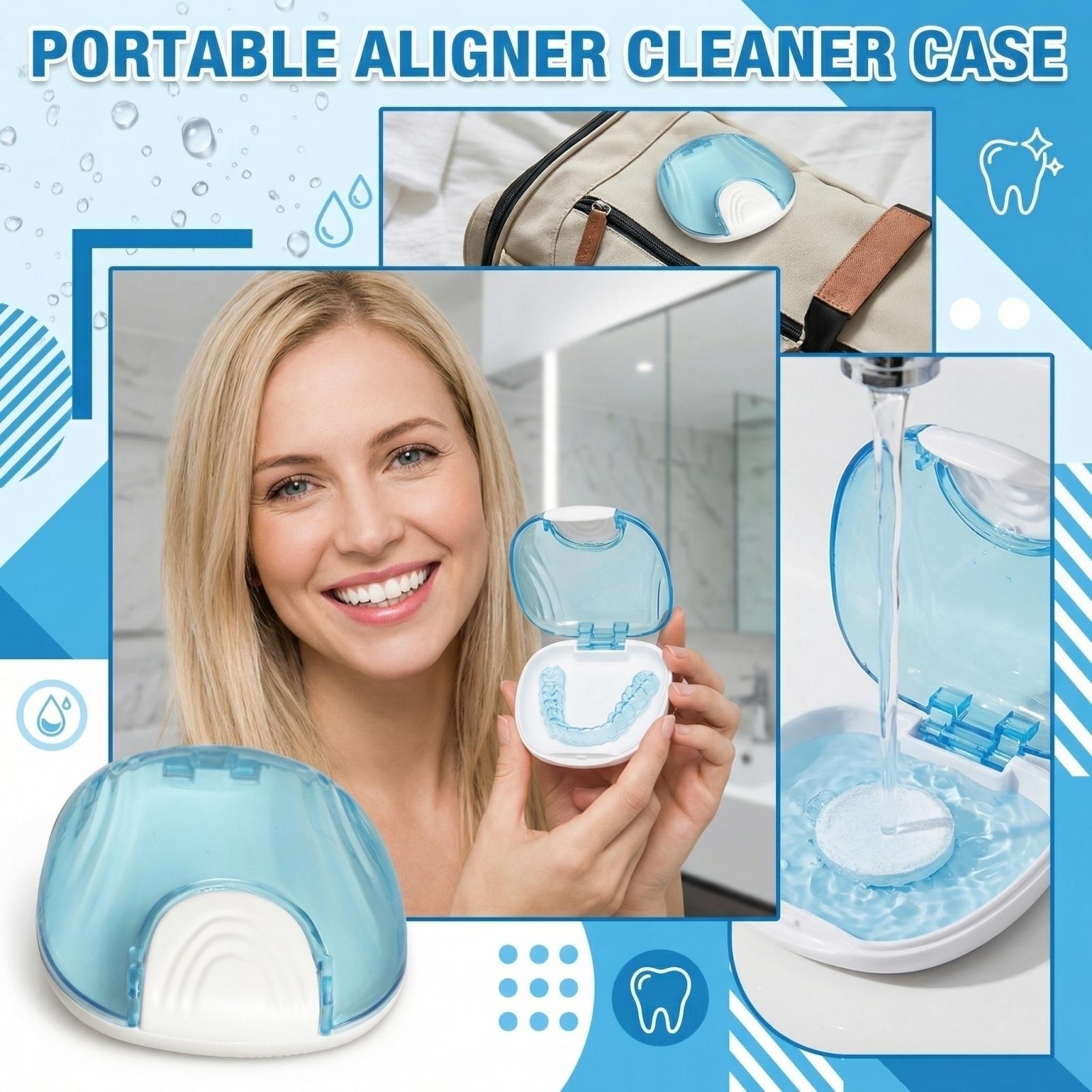 Portable Denture Cleaning Case Denture Storage Box with Ventilation Holes for Denture and Retainer Cleaning and Storage Travel Friendly One Size
Portable Denture Cleaning Case Denture Storage Box with Ventilation Holes for Denture and Retainer Cleaning and Storage Travel Friendly One Size