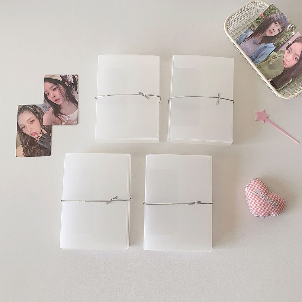 Frosted Transparent Korean Photocard Holder Idol Photo Card Idol Card Display Protector Girls Gift прозорий
Frosted Transparent Korean Photocard Holder Idol Photo Card Idol Card Display Protector Girls Gift прозорий