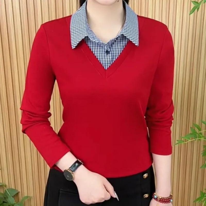 Spring Women s Color Block Patchwork Long-Sleeve Hoodie with Shirt Collar 5XL (140-150 jin) червоний
Spring Women s Color Block Patchwork Long-Sleeve Hoodie with Shirt Collar 5XL (140-150 jin) червоний