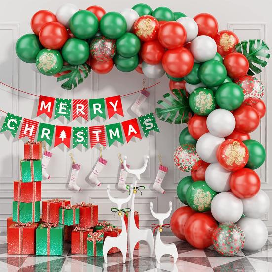 1 Set Christmas Balloon Merry Christmas Banner Sequins Bronzing Pattern Monstera Anti-burst Scene Layout Thicker Xmas Party Decoration Latex Balloon
1 Set Christmas Balloon Merry Christmas Banner Sequins Bronzing Pattern Monstera Anti-burst Scene Layout Thicker Xmas Party Decoration Latex Balloon