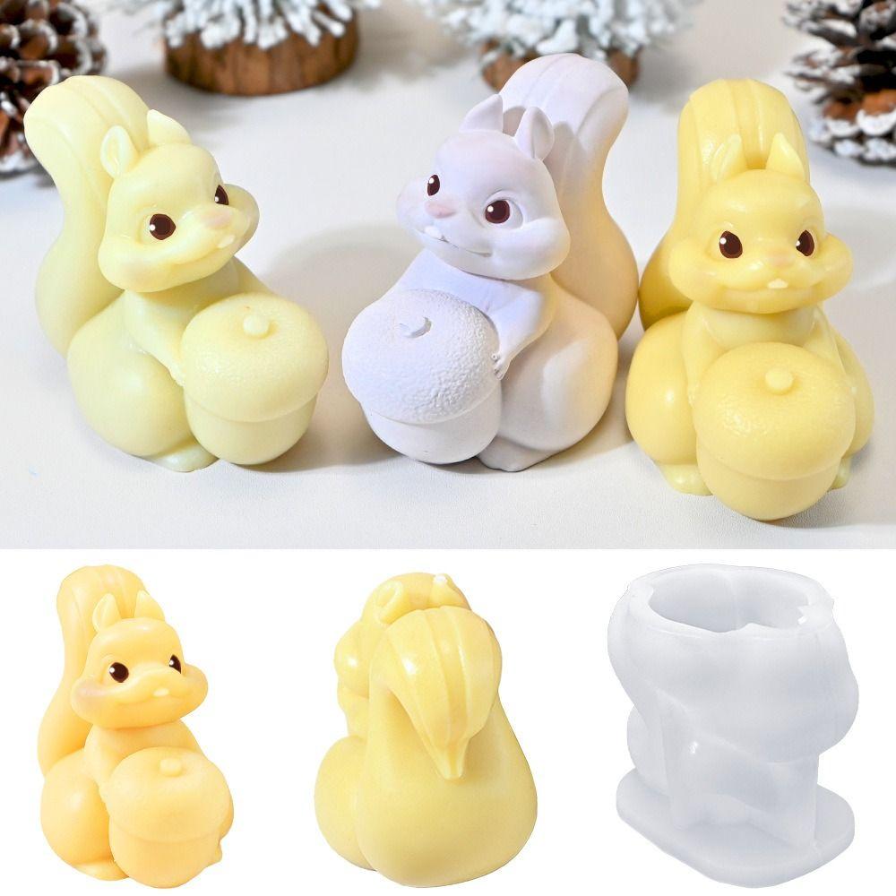 Cartoon Squirrel Silicone Molds 3D Epoxy Resin Gypsum Mold Animal Figurines Molds Party Favors Squirrel
Cartoon Squirrel Silicone Molds 3D Epoxy Resin Gypsum Mold Animal Figurines Molds Party Favors Squirrel