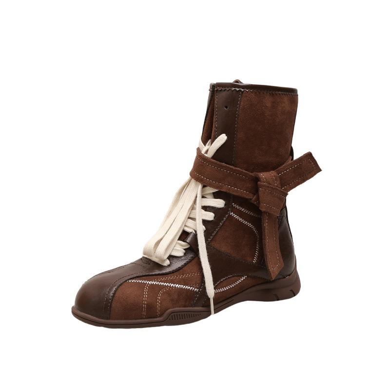 Cowhide version, fashionable retro color matching versatile strap side zipper hunting Martin boots women s autumn and winter models 40
Cowhide version, fashionable retro color matching versatile strap side zipper hunting Martin boots women s autumn and winter models 40