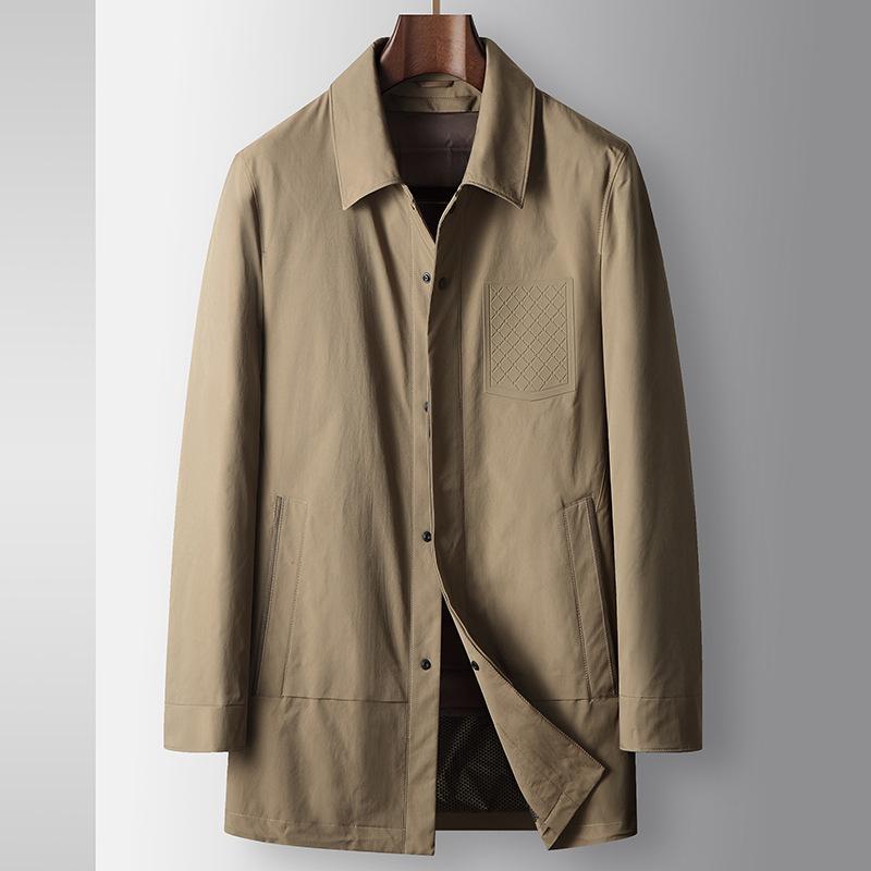 Men s Down Jacket Autumn and Winter Lapel Trench Coat Version Down Take-off Liner Warm Youth Business Thickened Jacket 170 хаки
Men s Down Jacket Autumn and Winter Lapel Trench Coat Version Down Take-off Liner Warm Youth Business Thickened Jacket 170 хаки