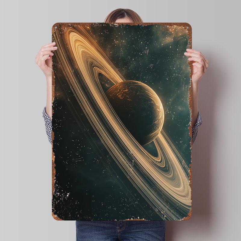 Ringed Planet in Space Tin Plaque Poster Customized Wall Art Retro Vintage Metal Signs for Man Cave Room Decoration Coffee Bar 7.9x11.8In(20x30cm)
Ringed Planet in Space Tin Plaque Poster Customized Wall Art Retro Vintage Metal Signs for Man Cave Room Decoration Coffee Bar 7.9x11.8In(20x30cm)