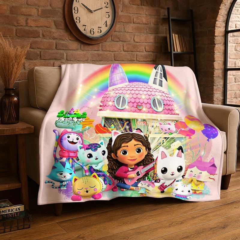 Cartoon Gabby Dollhouse Girl Flannel Blanket Soft Warm Throw Blanket for Bedroom Living Room Bed Travel Camping Picnic Kid 75x90cm
Cartoon Gabby Dollhouse Girl Flannel Blanket Soft Warm Throw Blanket for Bedroom Living Room Bed Travel Camping Picnic Kid 75x90cm