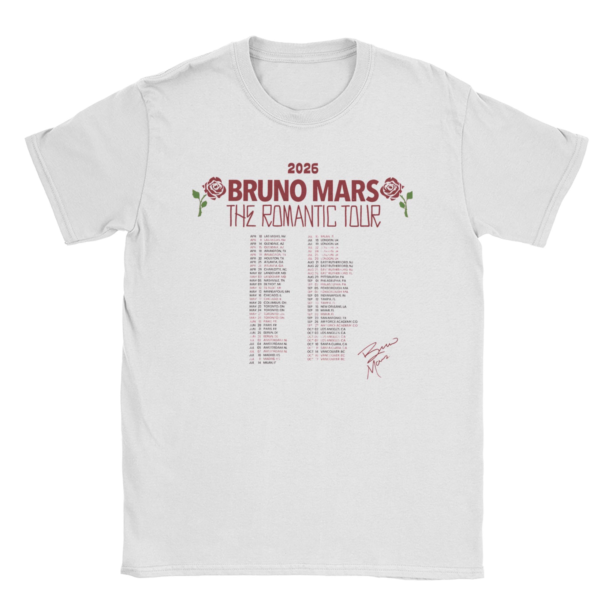Bruno Mars The RoUnisextic TShirts Unisex Women Novelty Cotton Tees Crewneck Short Sleeve T Shirts Gift Idea Clothing 4XL
Bruno Mars The RoUnisextic TShirts Unisex Women Novelty Cotton Tees Crewneck Short Sleeve T Shirts Gift Idea Clothing 4XL