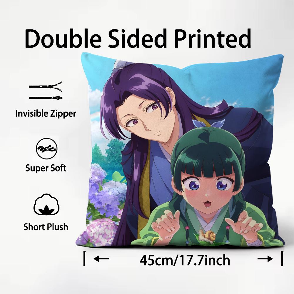 TThe ApothecaryY Diaries AnimeCushion Cover Plush Fabric Soft DoubleSided Printed Sofa Warm Winter Home Child Gift Pillow Case 30x30cm
TThe ApothecaryY Diaries AnimeCushion Cover Plush Fabric Soft DoubleSided Printed Sofa Warm Winter Home Child Gift Pillow Case 30x30cm