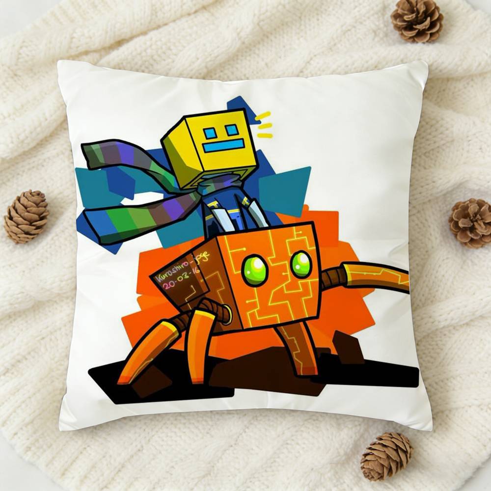 MUSIC Game GGeometry Dash Doublesided Printed Square Decorative Cushion Cover for Sofa Living Room Home Decor 30x30 cm
MUSIC Game GGeometry Dash Doublesided Printed Square Decorative Cushion Cover for Sofa Living Room Home Decor 30x30 cm