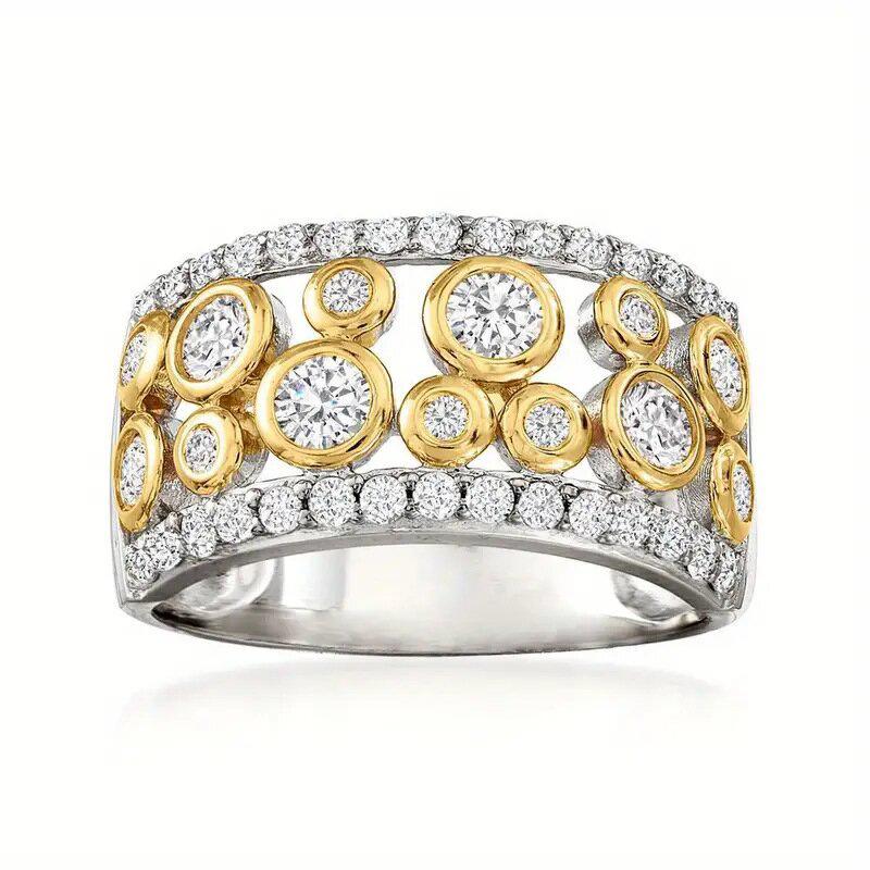 2026 New High-end Circular Combination Arranged Ring, Women s Dual Color Inlaid Zircon Light Luxury Style Zircon Accessory 6
2026 New High-end Circular Combination Arranged Ring, Women s Dual Color Inlaid Zircon Light Luxury Style Zircon Accessory 6