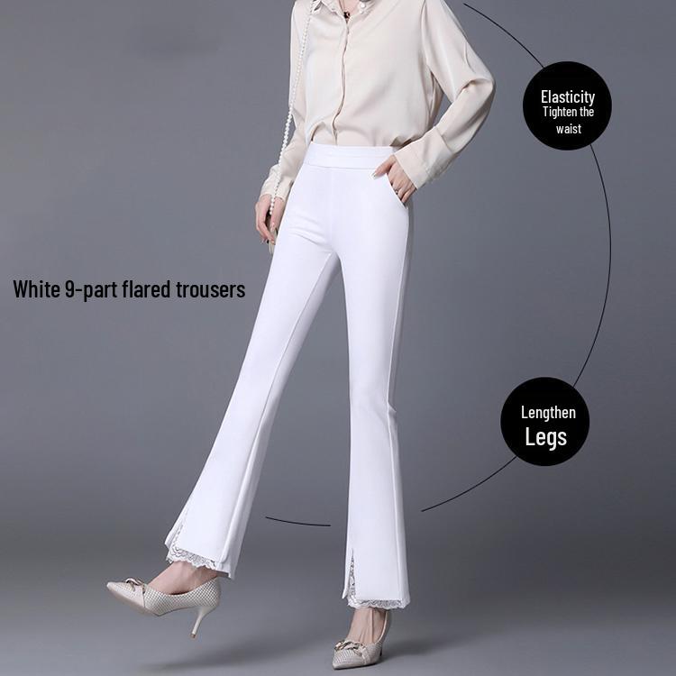 2025 Lace Trim High-Waisted Stretchy Micro-Flare Pants – Women s Fashionable Slimming Nine-Tenths Length XXL (140-160)
2025 Lace Trim High-Waisted Stretchy Micro-Flare Pants – Women s Fashionable Slimming Nine-Tenths Length XXL (140-160)