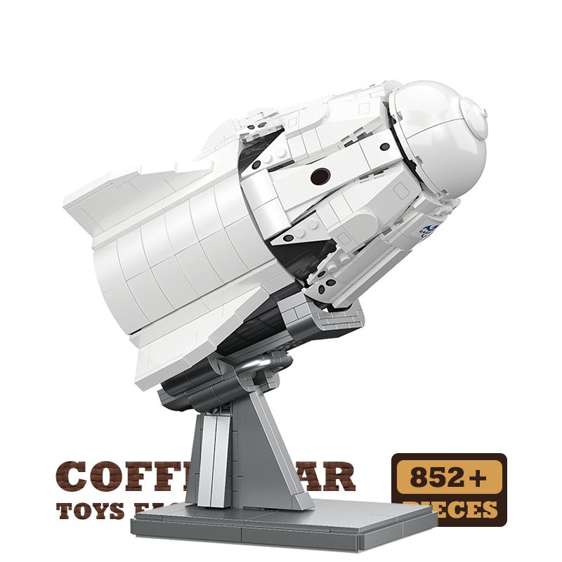 Non-Toxic New Space Shuttle Moc Bricks Educational Toys 852Pcs Spacecraft Building Blocks Display Bracket Mech Rocket Model Birthday Gifts
Non-Toxic New Space Shuttle Moc Bricks Educational Toys 852Pcs Spacecraft Building Blocks Display Bracket Mech Rocket Model Birthday Gifts
