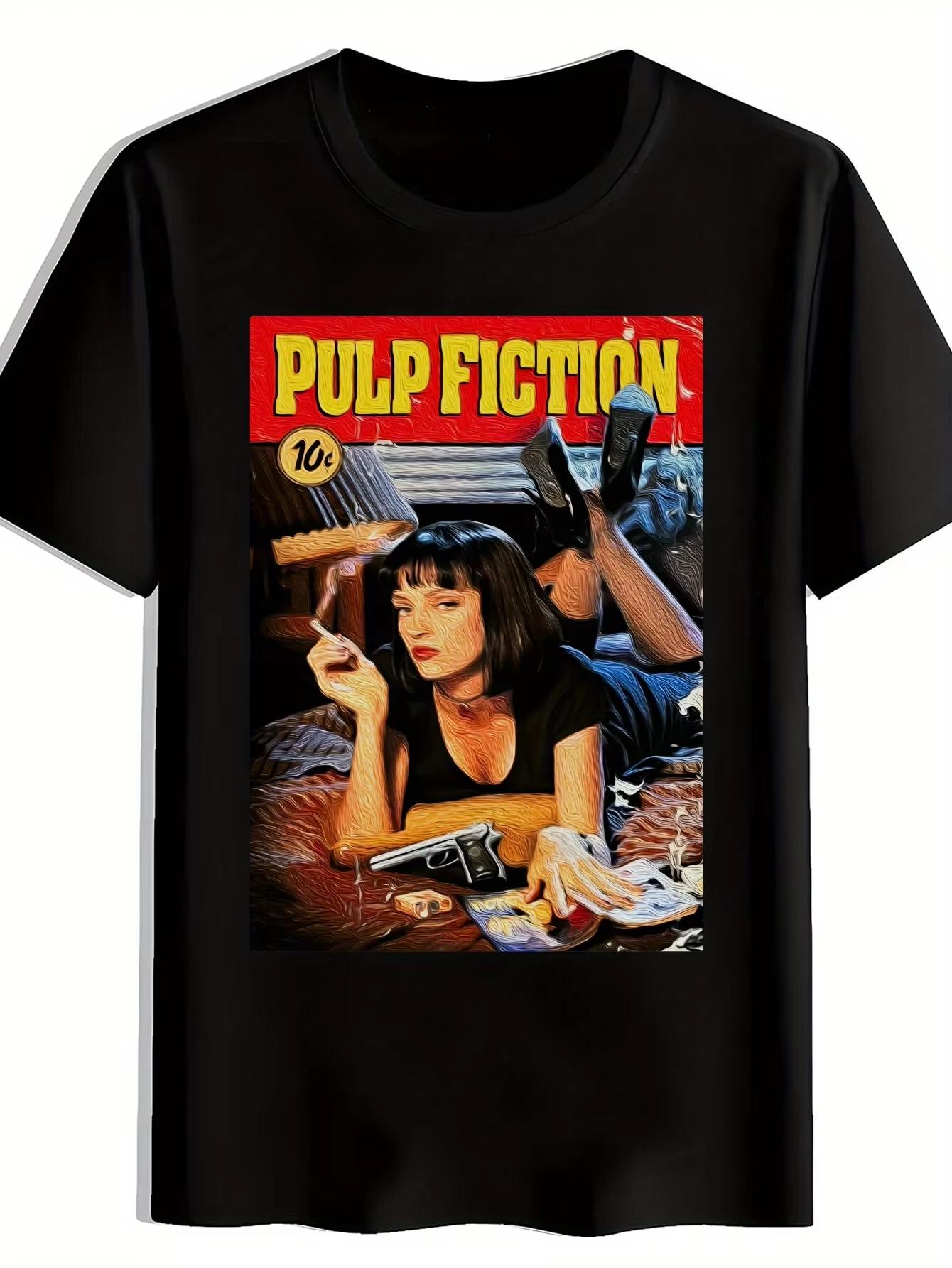 2026 Summer New Men s Pulp Fiction Pattern High-quality, Comfortable and Casual Printed Men s T-shirt 4XL
2026 Summer New Men s Pulp Fiction Pattern High-quality, Comfortable and Casual Printed Men s T-shirt 4XL
