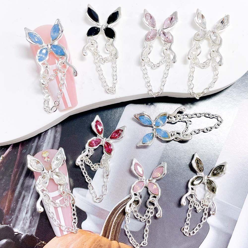 3Pcs/set Nail Rhinestone Butterfly Nail Decorations Butterfly Nail Accessories Girls 3pcs-white
3Pcs/set Nail Rhinestone Butterfly Nail Decorations Butterfly Nail Accessories Girls 3pcs-white