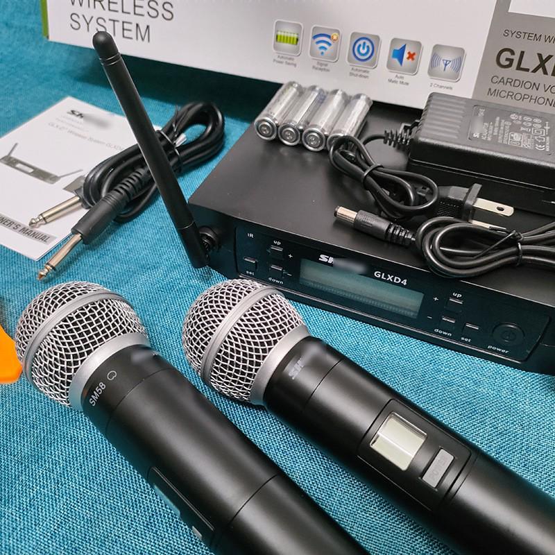 GLXD4 Wireless Mic System with BETA58A, Dual UHF, Infrared Frequency Matching, for Stage and Home Use. See Details
GLXD4 Wireless Mic System with BETA58A, Dual UHF, Infrared Frequency Matching, for Stage and Home Use. See Details