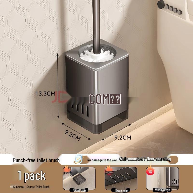 Wall-Mounted Toilet Brush with Water Tray
Wall-Mounted Toilet Brush with Water Tray