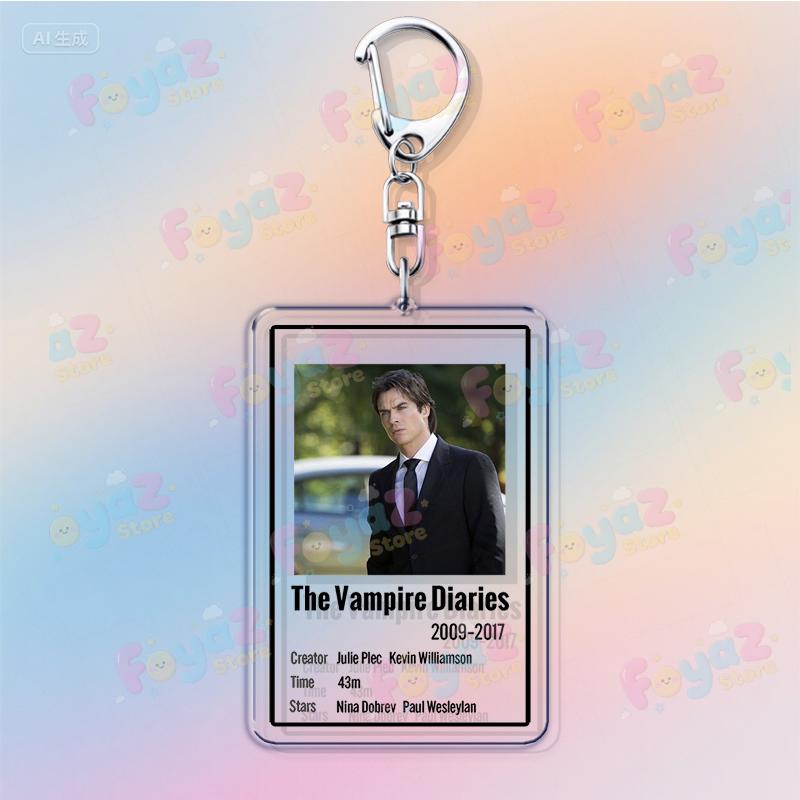 The Vampire Diaries Keychain Accessories Bag Charms TV Show Fanart Damon Stefan Salvatore Elena Keyrings Jewelry Freinds Gift
The Vampire Diaries Keychain Accessories Bag Charms TV Show Fanart Damon Stefan Salvatore Elena Keyrings Jewelry Freinds Gift