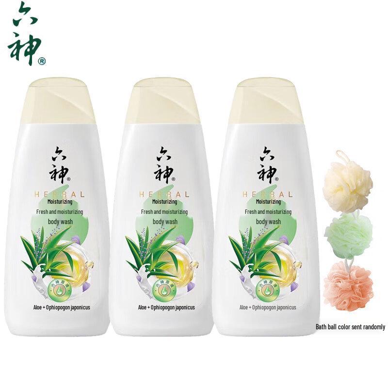 Liushen Herbal Fresh Shower Gel with Aloe Vera & Ophiopogon, 3x200ml Pack
Liushen Herbal Fresh Shower Gel with Aloe Vera & Ophiopogon, 3x200ml Pack