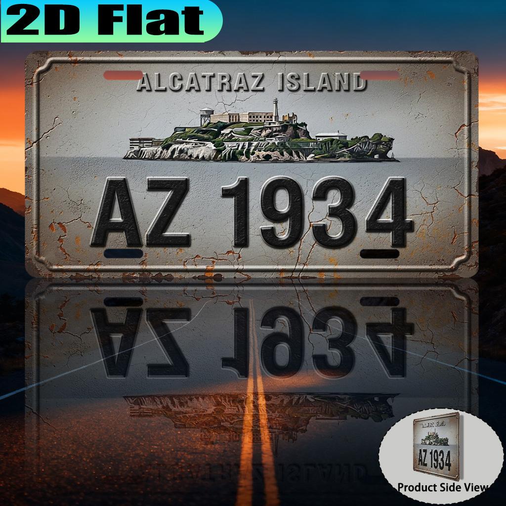 Alcatraz Island AZ Retro D Flat Printing License Plate Style Metal Tin Sign Historic Prison Island Themed Decorative Alum 15x30cm(5.9x7.8inch)
Alcatraz Island AZ Retro D Flat Printing License Plate Style Metal Tin Sign Historic Prison Island Themed Decorative Alum 15x30cm(5.9x7.8inch)