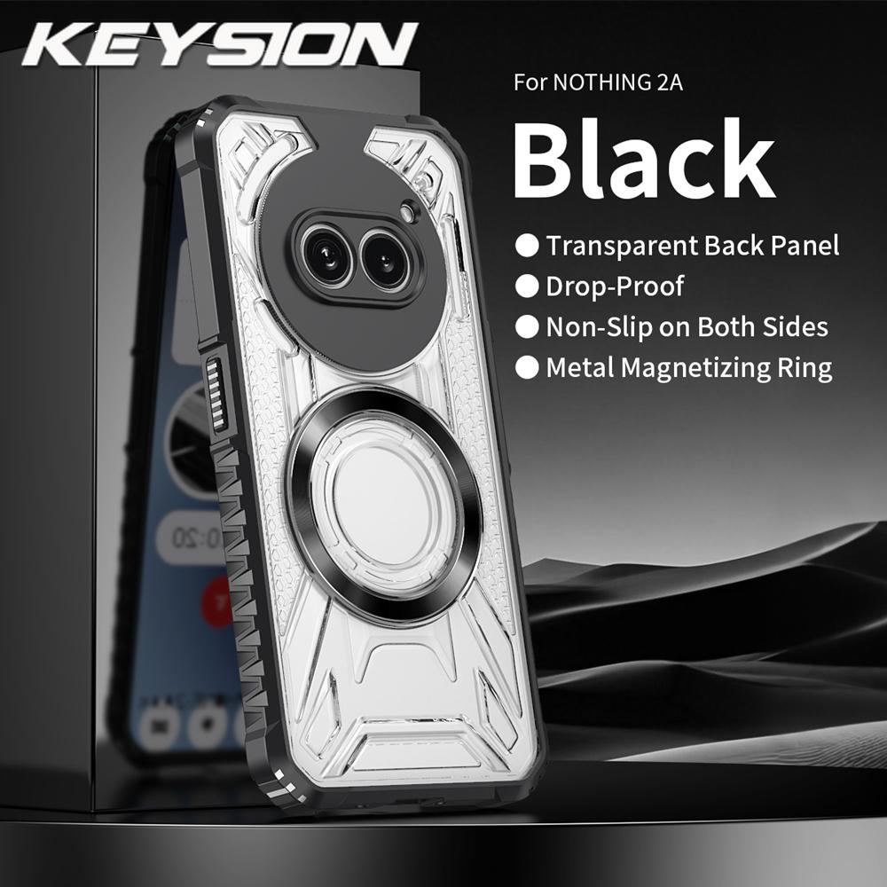 KEYSION Прозрачный магнитный чехол для Nothing Phone 2A Plus Силикон+ПК Сверхпрочный противоударный чехол для телефона для Nothing Phone 2A for Nothing 2A чёрный
KEYSION Прозрачный магнитный чехол для Nothing Phone 2A Plus Силикон+ПК Сверхпрочный противоударный чехол для телефона для Nothing Phone 2A for Nothing 2A чёрный