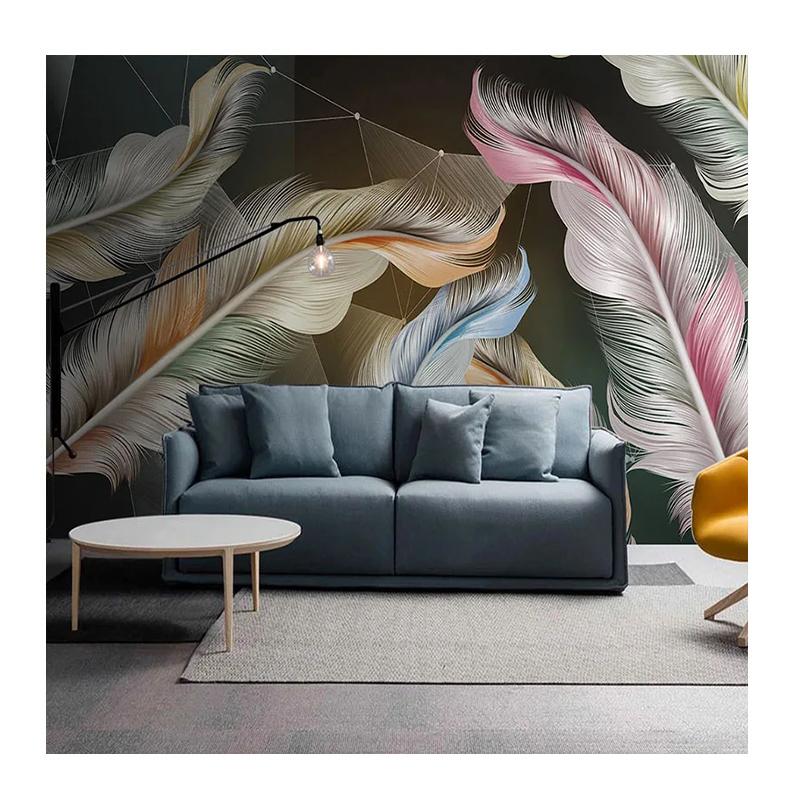 Custom Mural Wallpaper Nordic Light Luxury 3d Feather Geometric Fresco Living Room Sofa Bedroom Backdrop Wall Mural 200 cm(W) x 140 cm(H)
Custom Mural Wallpaper Nordic Light Luxury 3d Feather Geometric Fresco Living Room Sofa Bedroom Backdrop Wall Mural 200 cm(W) x 140 cm(H)