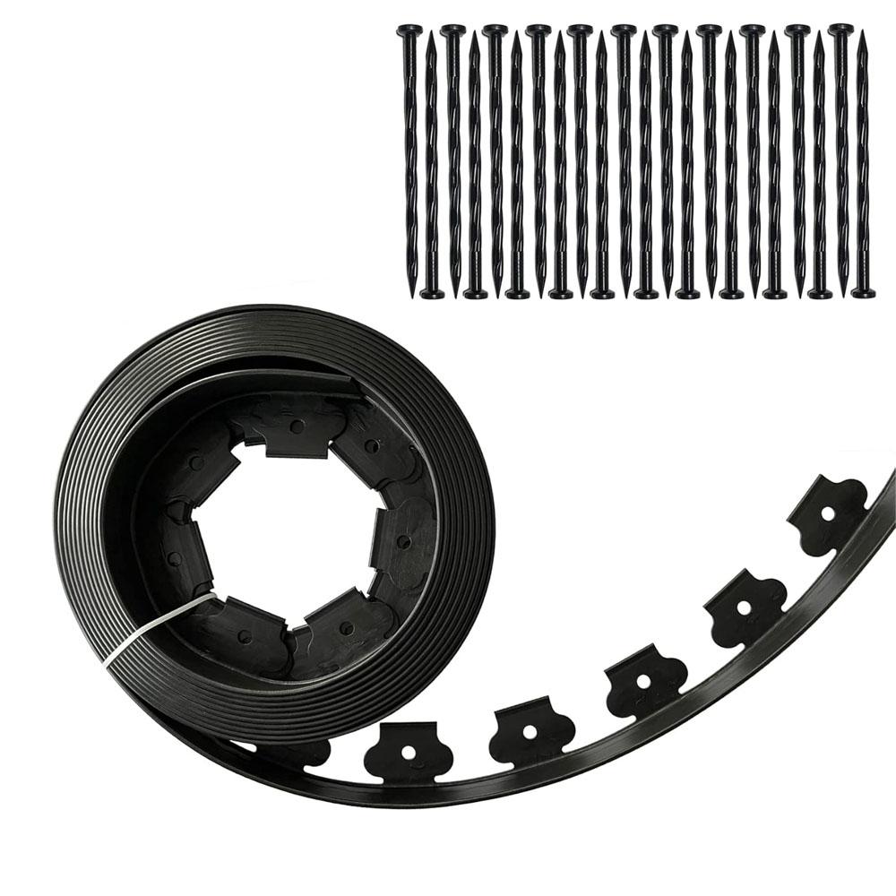 5M Fixed Garden Barrier Lawn Grass Plastic Edging Border Landscape Edging Garden Edge Kit With 15 Anchoring Spikes Easy Install чёрный
5M Fixed Garden Barrier Lawn Grass Plastic Edging Border Landscape Edging Garden Edge Kit With 15 Anchoring Spikes Easy Install чёрный