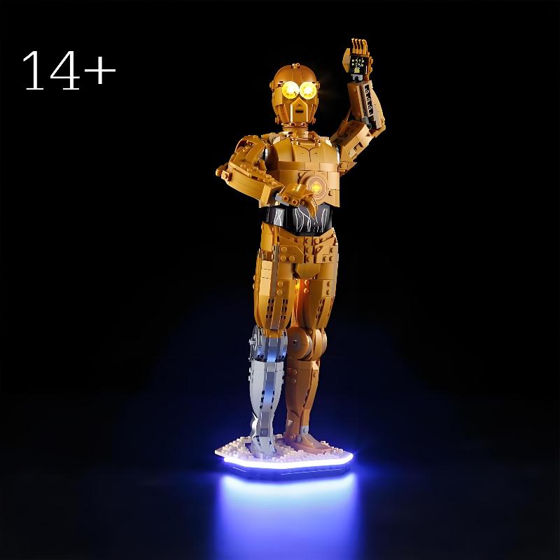 1140pcs MOC 75398 Space Wars C-3PO Droid Figure Action Model Building Blocks Home Decor Assembly Educational Toys Gift for Kids
1140pcs MOC 75398 Space Wars C-3PO Droid Figure Action Model Building Blocks Home Decor Assembly Educational Toys Gift for Kids