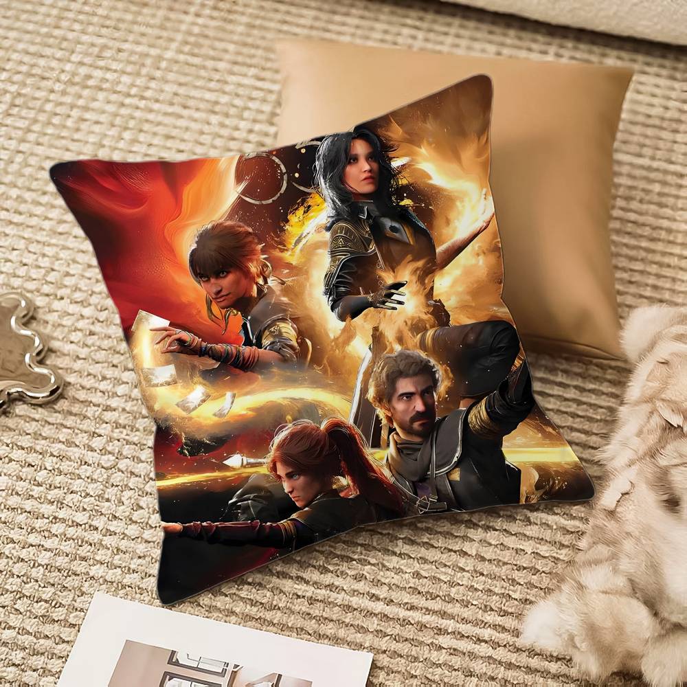 Game Clair Obscur Expedition 33 Pillow Case Comfort Sofa Bed Silky elegant Invisible zipper Decorative cushion cover 12x12Inch
Game Clair Obscur Expedition 33 Pillow Case Comfort Sofa Bed Silky elegant Invisible zipper Decorative cushion cover 12x12Inch