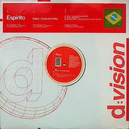 12inch Record ESPIRITO - Bahia / Canto De Orfeo DV445 D:vision Record 2005 Italy Dance & Electronica Used
12inch Record ESPIRITO - Bahia / Canto De Orfeo DV445 D:vision Record 2005 Italy Dance & Electronica Used