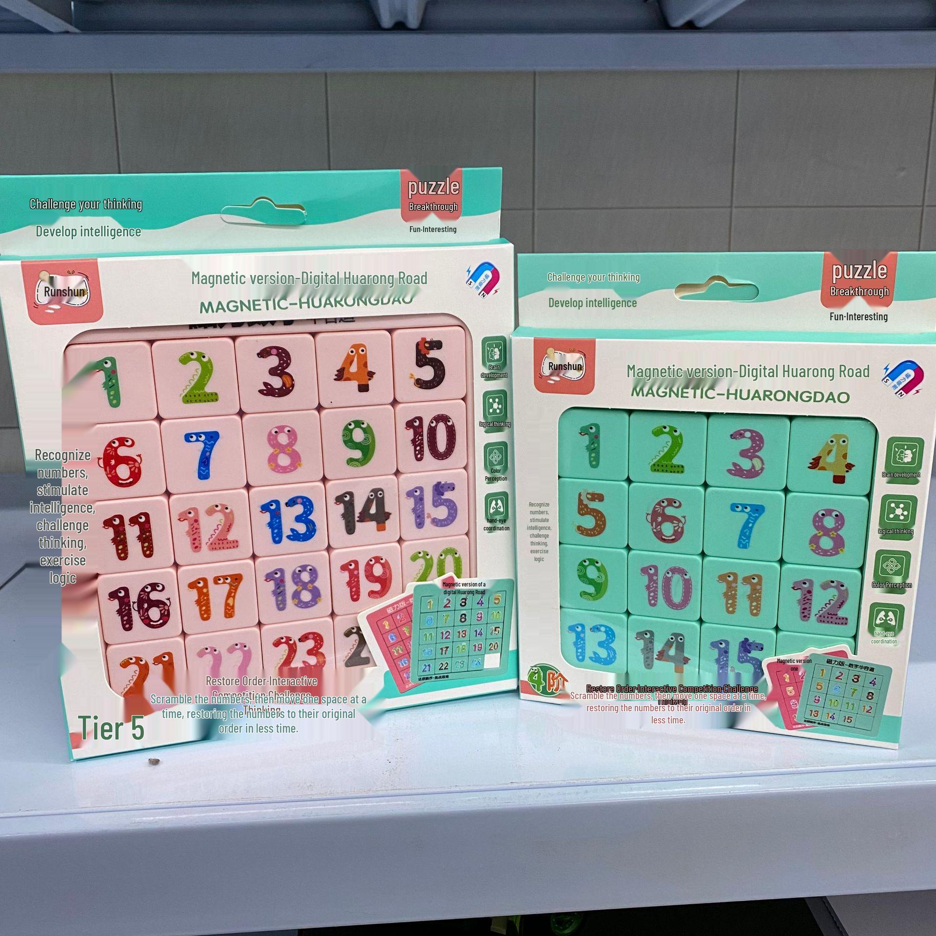 Magnetic Digital Huarong Road IQ Puzzle - Educational Toy for Kids, Challenge and Enhance Thinking Skills
Magnetic Digital Huarong Road IQ Puzzle - Educational Toy for Kids, Challenge and Enhance Thinking Skills