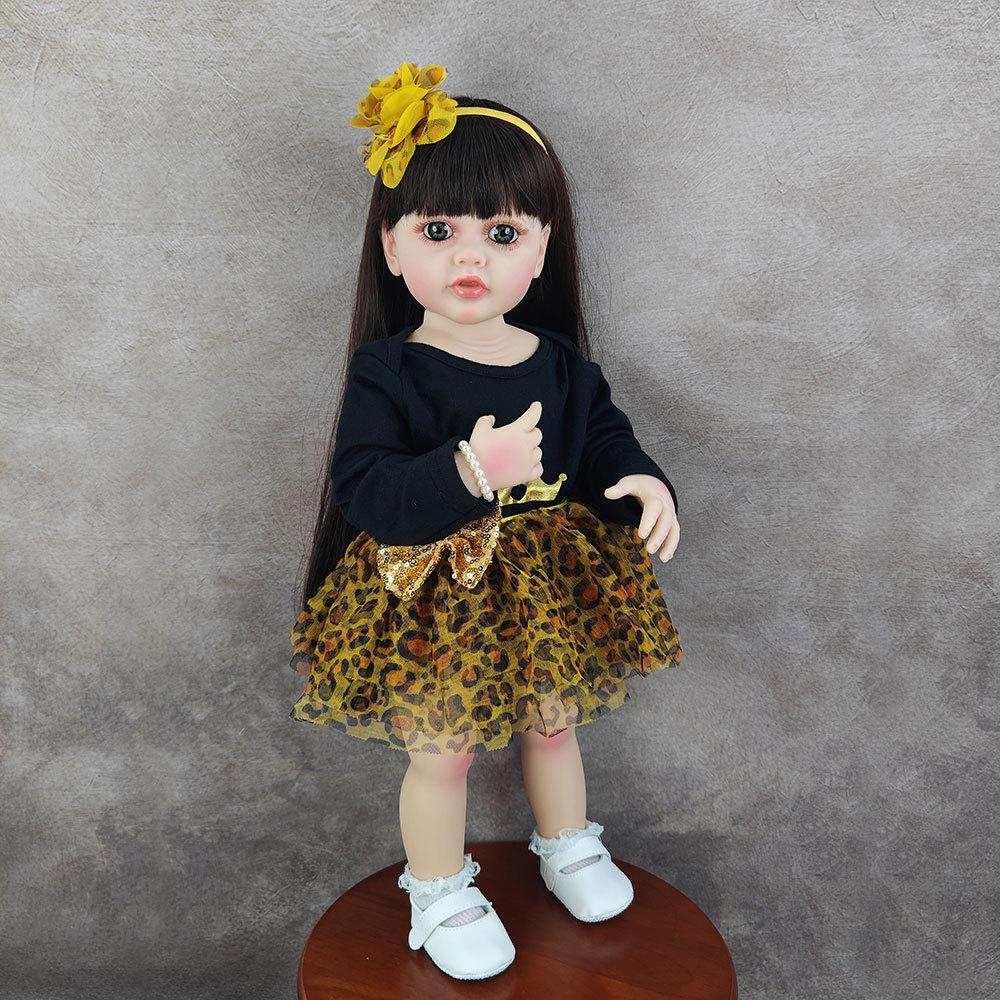 22-Inch Full Vinyl Reborn Doll - Girl Princess Dress-Up Toy Birthday Gift Full Set (Doll + Clothes)
22-Inch Full Vinyl Reborn Doll - Girl Princess Dress-Up Toy Birthday Gift Full Set (Doll + Clothes)