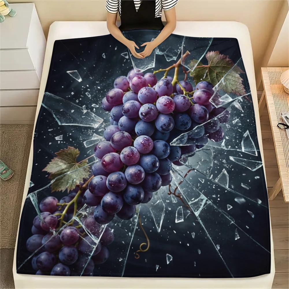 1PC Fruit Print Flannel Blanket, High quality All Seasons, Home Decor, Warmth and Comfort, Perfect for Christmas Gifts 80cm x 120cm
1PC Fruit Print Flannel Blanket, High quality All Seasons, Home Decor, Warmth and Comfort, Perfect for Christmas Gifts 80cm x 120cm
