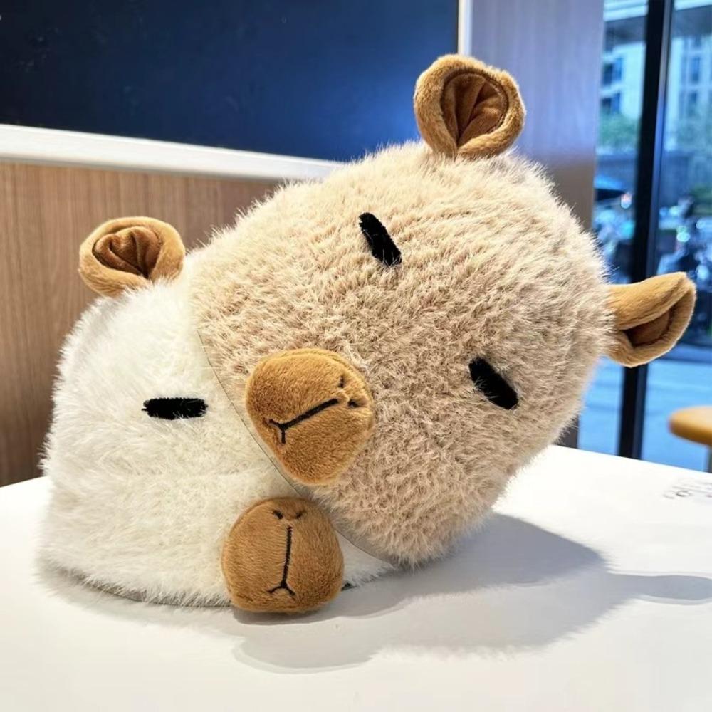 Korean Style Parent Child Cap Windproof Children Pullover Hat Personality Capybara Plush Cap Gifts бежевый
Korean Style Parent Child Cap Windproof Children Pullover Hat Personality Capybara Plush Cap Gifts бежевый