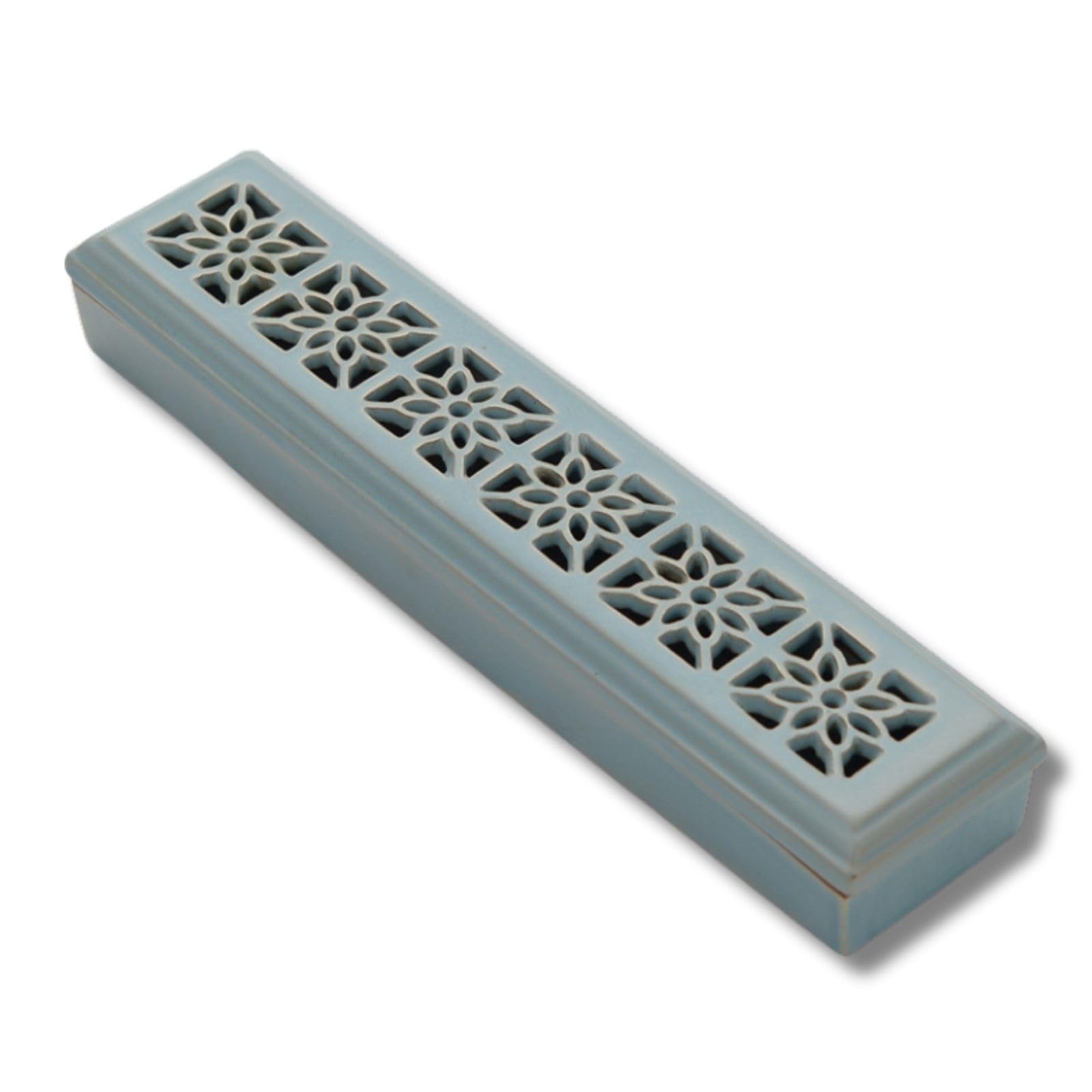 All Trust Incense BurnerIncense Stick Holder, Horizontal Incense Holder, for Buddhist Altars and Memorials, with Lid (Blue)
All Trust Incense BurnerIncense Stick Holder, Horizontal Incense Holder, for Buddhist Altars and Memorials, with Lid (Blue)