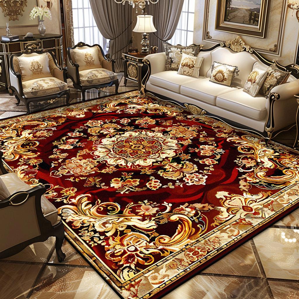 Розкішний Перський Ретро Килим Європейська Декорація Легко Чиститься Нековзкий Килим Великих Розмірів для Вітальні Спальні Гардеробної Миється М який Килимок 160*230cm
Розкішний Перський Ретро Килим Європейська Декорація Легко Чиститься Нековзкий Килим Великих Розмірів для Вітальні Спальні Гардеробної Миється М який Килимок 160*230cm