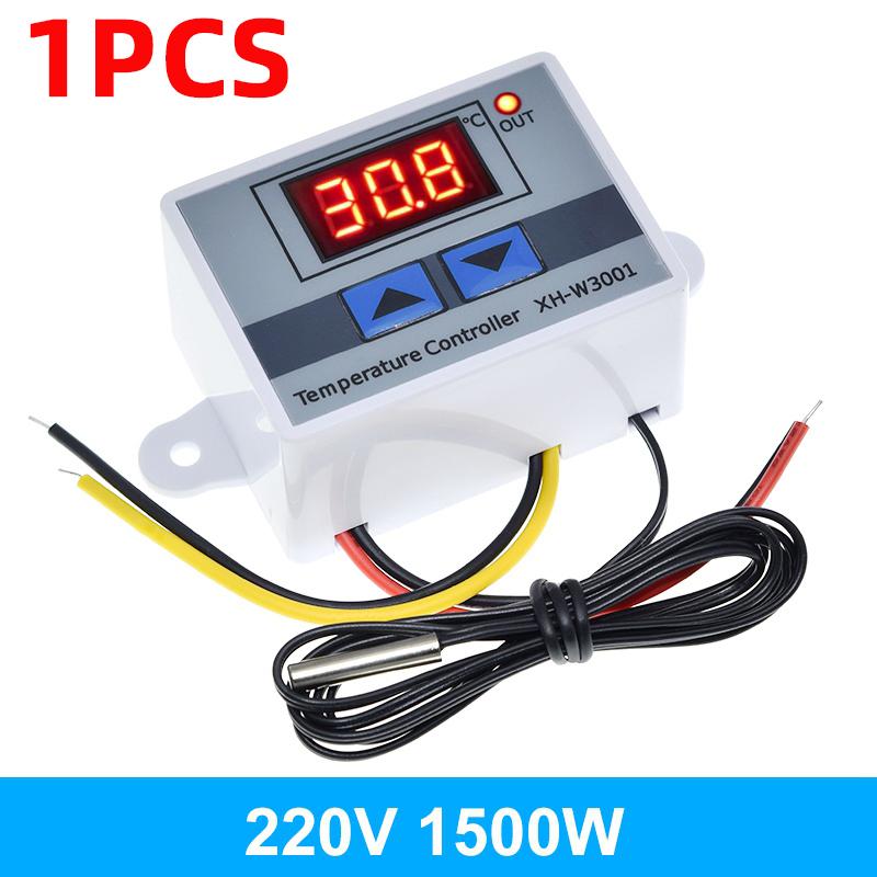 TZT W3001 Digital Control Temperature Microcomputer Thermostat Switch Thermometer New Thermoregulator 12/24/220V 1PCS 220V 1500W
TZT W3001 Digital Control Temperature Microcomputer Thermostat Switch Thermometer New Thermoregulator 12/24/220V 1PCS 220V 1500W