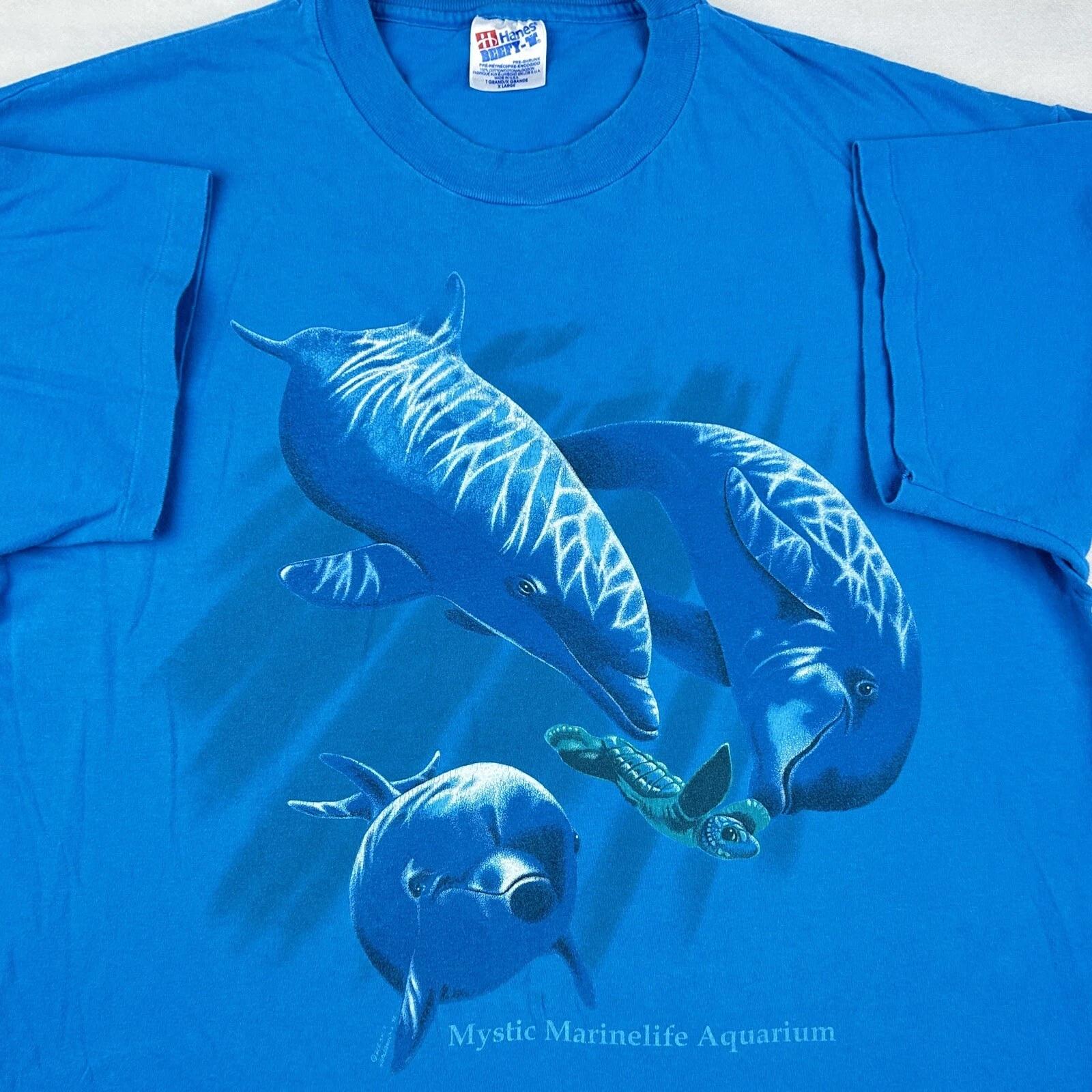 винтаж 90-х DOLPHIN MYSTIC MARINELIFE AQUARIUM Футболка XL природа океан одинарный шов S
винтаж 90-х DOLPHIN MYSTIC MARINELIFE AQUARIUM Футболка XL природа океан одинарный шов S
