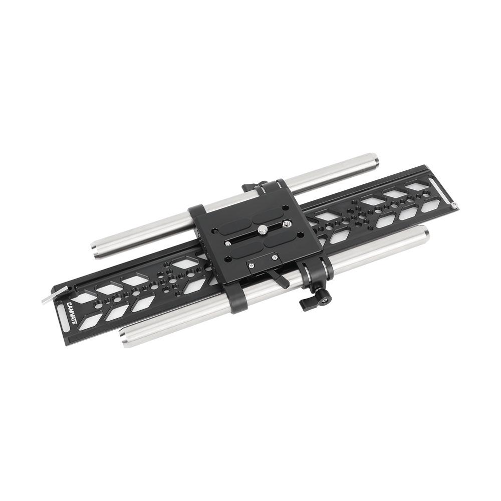HDRIG 40cm Arri Dovetail Plate with Sliding Plate & 19mm Stainless Steel Rod Support (Model: 3782) Dovetail with Sled & Rods
HDRIG 40cm Arri Dovetail Plate with Sliding Plate & 19mm Stainless Steel Rod Support (Model: 3782) Dovetail with Sled & Rods