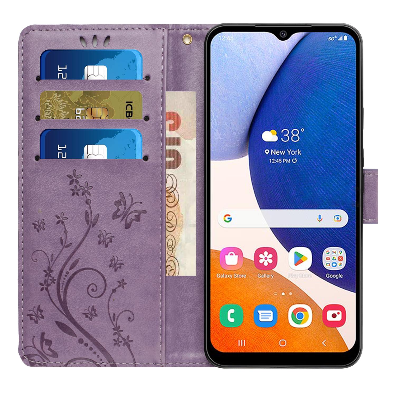 For Samsung Galaxy S24 FE Phone Case Butterfly Flower Imprinted Leather Flip Cover Blue
For Samsung Galaxy S24 FE Phone Case Butterfly Flower Imprinted Leather Flip Cover Blue
