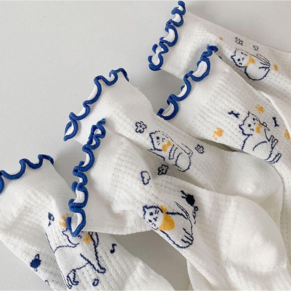 Cat Embroidery Pattern Women Cotton Socks Breathable Tube Socks Sweat Absorption Casual Socks
Cat Embroidery Pattern Women Cotton Socks Breathable Tube Socks Sweat Absorption Casual Socks